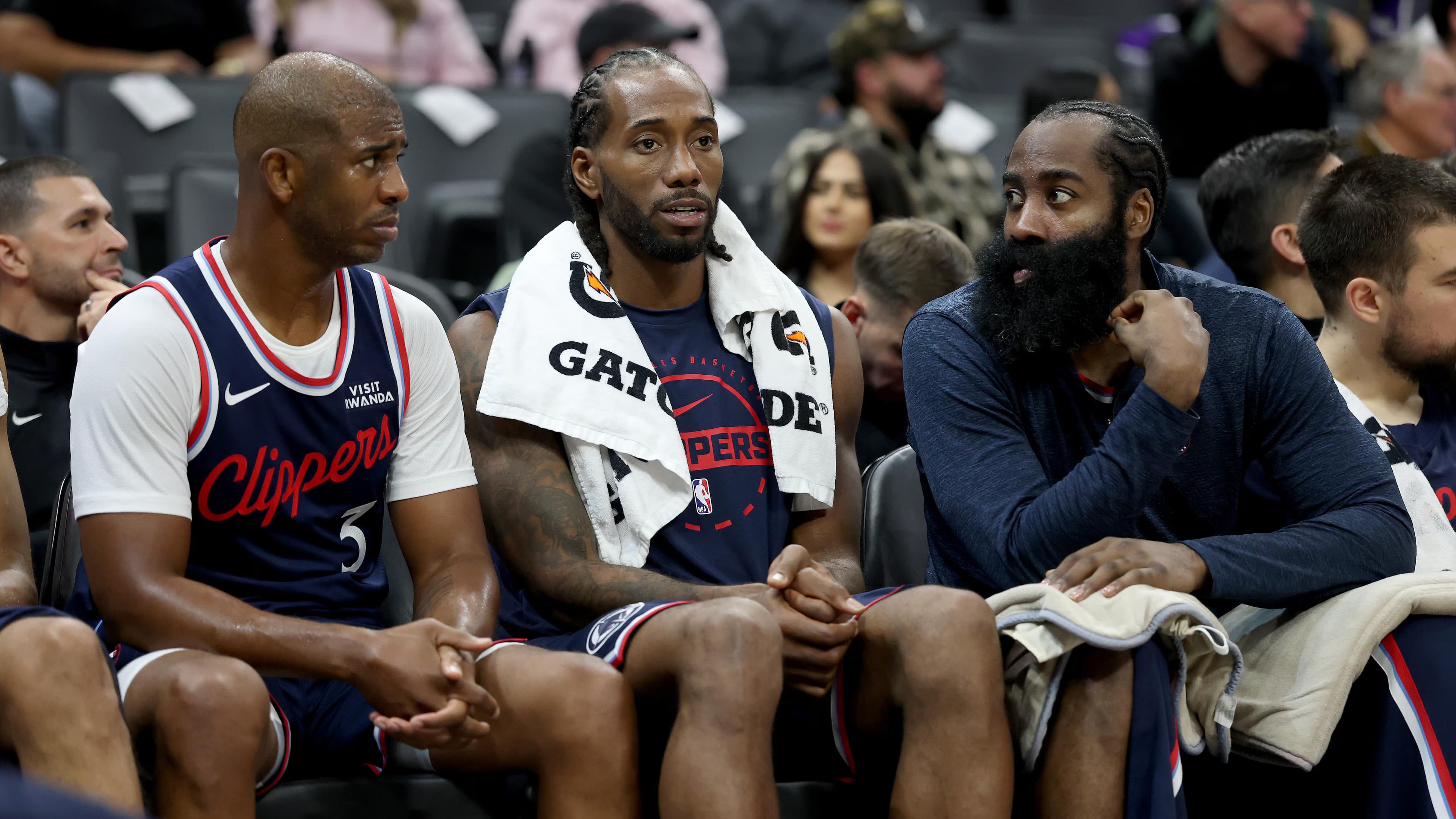 Harden e Kawhi surpresos com a saída de cp3 dos clippers